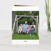 ハッピーバースデー カード (裏面)