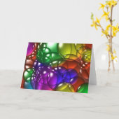 ハッピーバースデー カード (黄色い花)