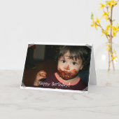 ハッピーバースデー! カード (黄色い花)