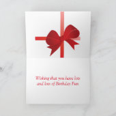 ハッピーバースデー カード (内部)