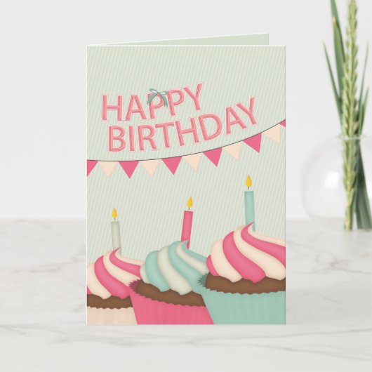 ハッピーバースデー カード (正面)