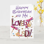 ハッピーバースデー カード (黄色い花)