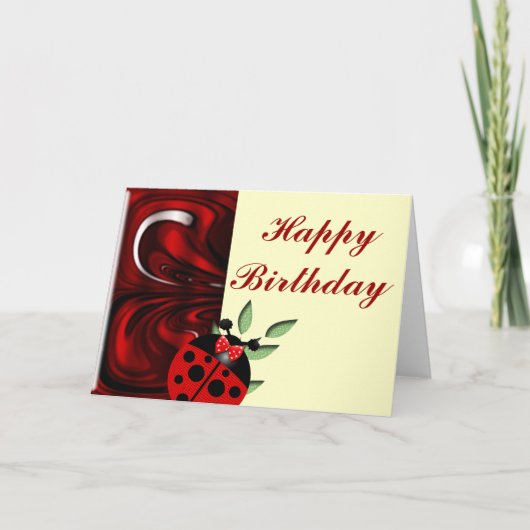 ハッピーバースデー カード (正面)