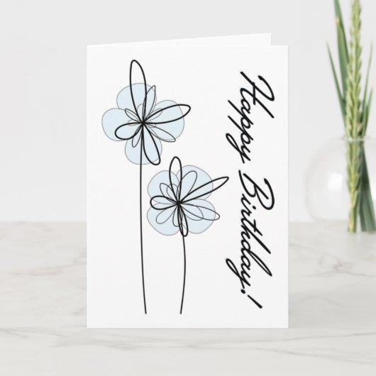 ハッピーバースデー カード (正面)