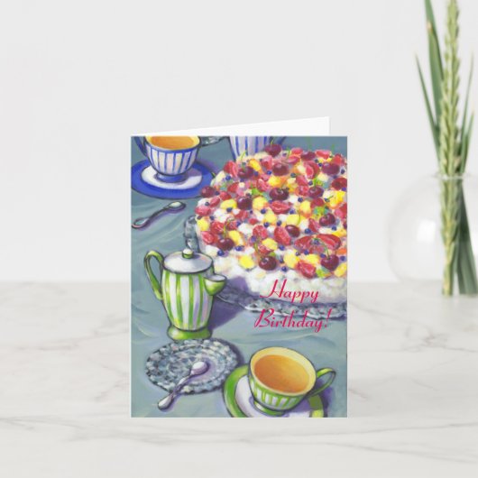 ハッピーバースデー カード (正面)