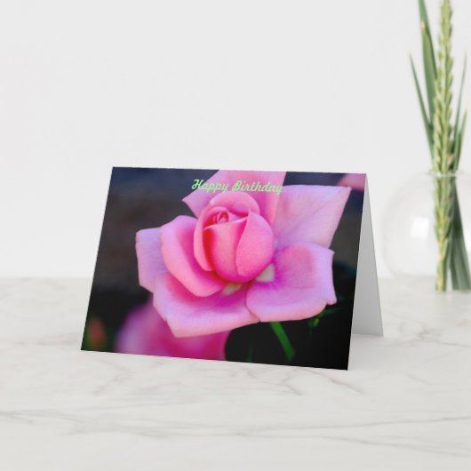 ハッピーバースデー カード (正面)