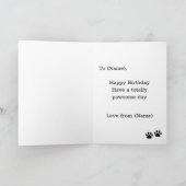 ハッピーバースデー カード (内部)