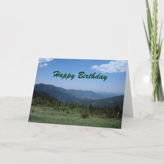 ハッピーバースデー カード (正面)