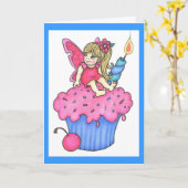 ハッピーバースデー  カード (黄色い花)