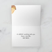 ハッピーバースデー カード (内部)