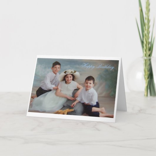 ハッピーバースデー カード (正面)