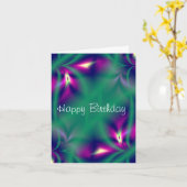 ハッピーバースデー カード (黄色い花)