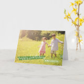 ハッピーバースデー! カード (黄色い花)