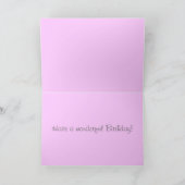 ハッピーバースデー! カード (内部)