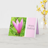 ハッピーバースデー! カード (黄色い花)