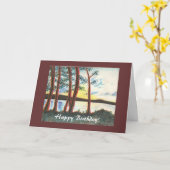 ハッピーバースデー! カード (黄色い花)