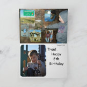 ハッピーバースデー カード (内部)