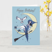 ハッピーバースデー カード (黄色い花)