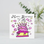 ハッピーバースデー カード (スタンド正面)