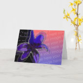 ハッピーバースデー カード (黄色い花)