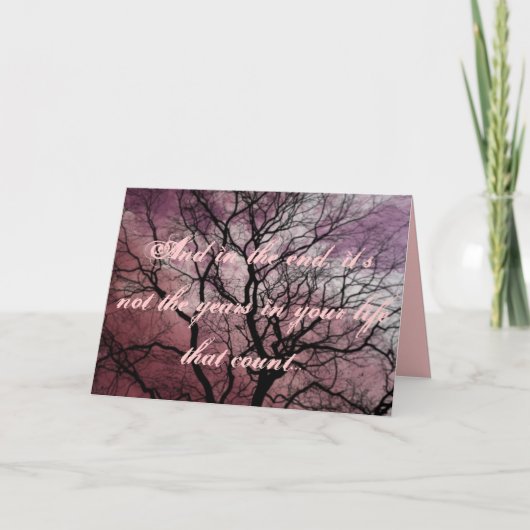 ハッピーバースデー カード (正面)