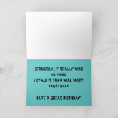 ハッピーバースデー カード (内部)