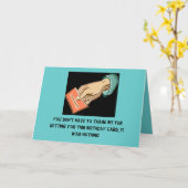 ハッピーバースデー カード (黄色い花)