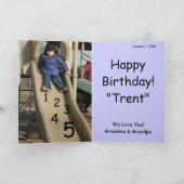 ハッピーバースデー カード (内部)