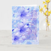 ハッピーバースデー カード (黄色い花)