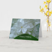 ハッピーバースデー カード (黄色い花)