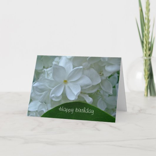 ハッピーバースデー カード (正面)