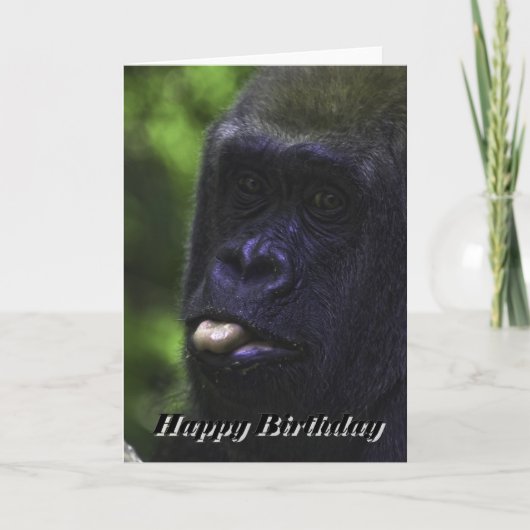 ハッピーバースデー カード (正面)