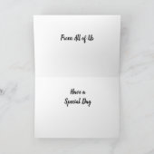 ハッピーバースデー カード (内部)