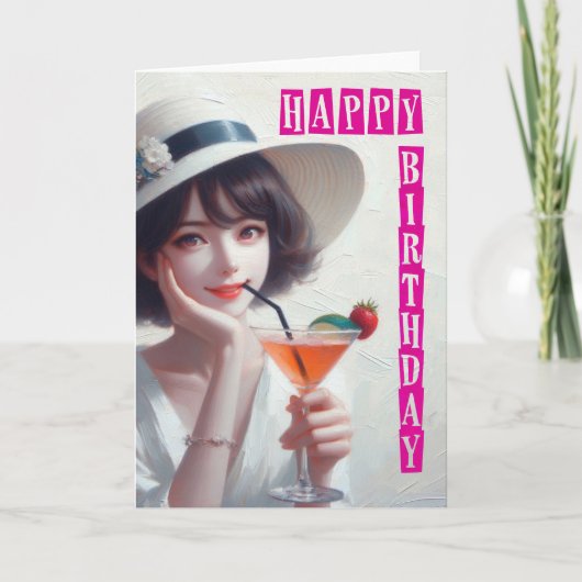 ハッピーバースデー カード (正面)