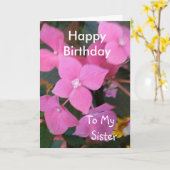 ハッピーバースデー カード (黄色い花)