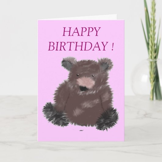 ハッピーバースデー! カード (正面)