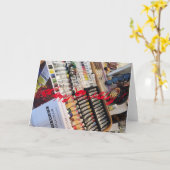 ハッピーバースデー! カード (黄色い花)