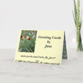 ハッピーバースデー カード (裏面)