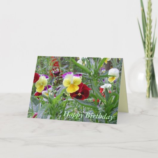 ハッピーバースデー カード (正面)