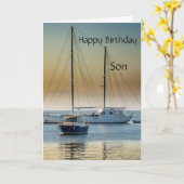 ハッピーバースデー カード (黄色い花)