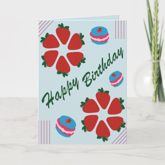 ハッピーバースデー カード (正面)