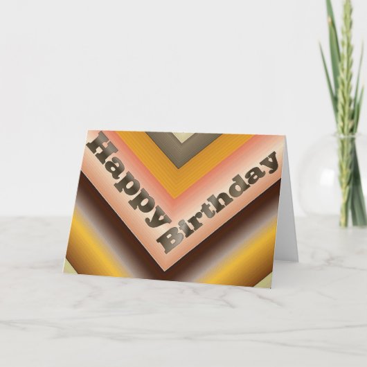 ハッピーバースデー カード (正面)