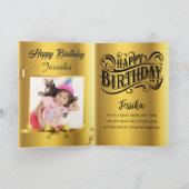 ハッピーバースデー カード (内部)