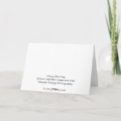 ハッピーバースデー カード (裏面)