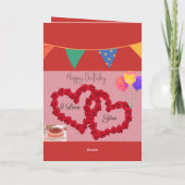 ハッピーバースデー カード (裏面)