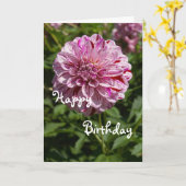 ハッピーバースデー カード (黄色い花)