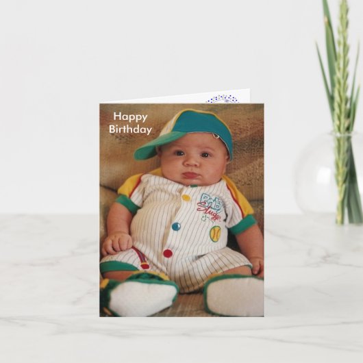 ハッピーバースデー カード (正面)