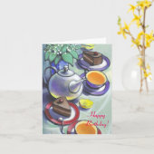 ハッピーバースデー カード (黄色い花)