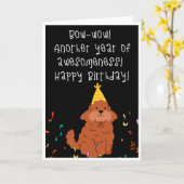 ハッピーバースデー カード (黄色い花)