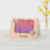 ハッピーバースデー!!! カード (黄色い花)